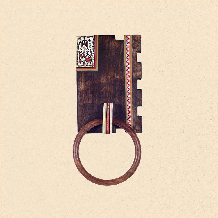 Warli Melody Towel Holder (4.5x2x10.5)