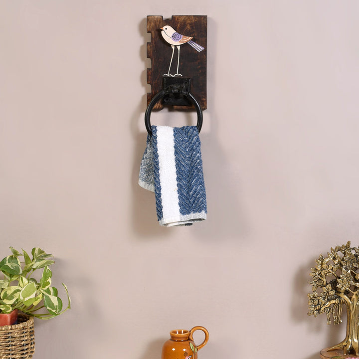 Gauraiya Sparrow Towel Holder