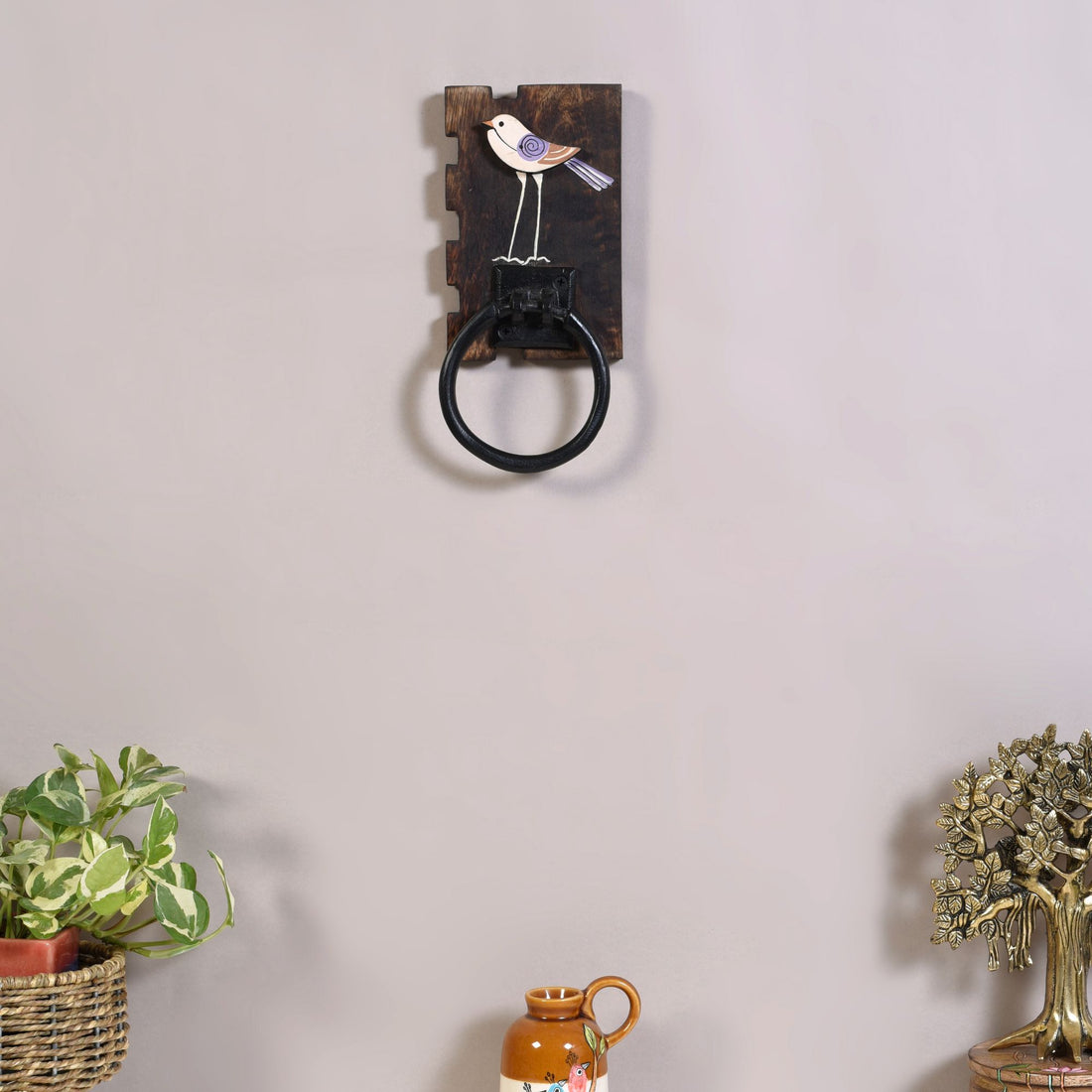 Gauraiya Sparrow Towel Holder
