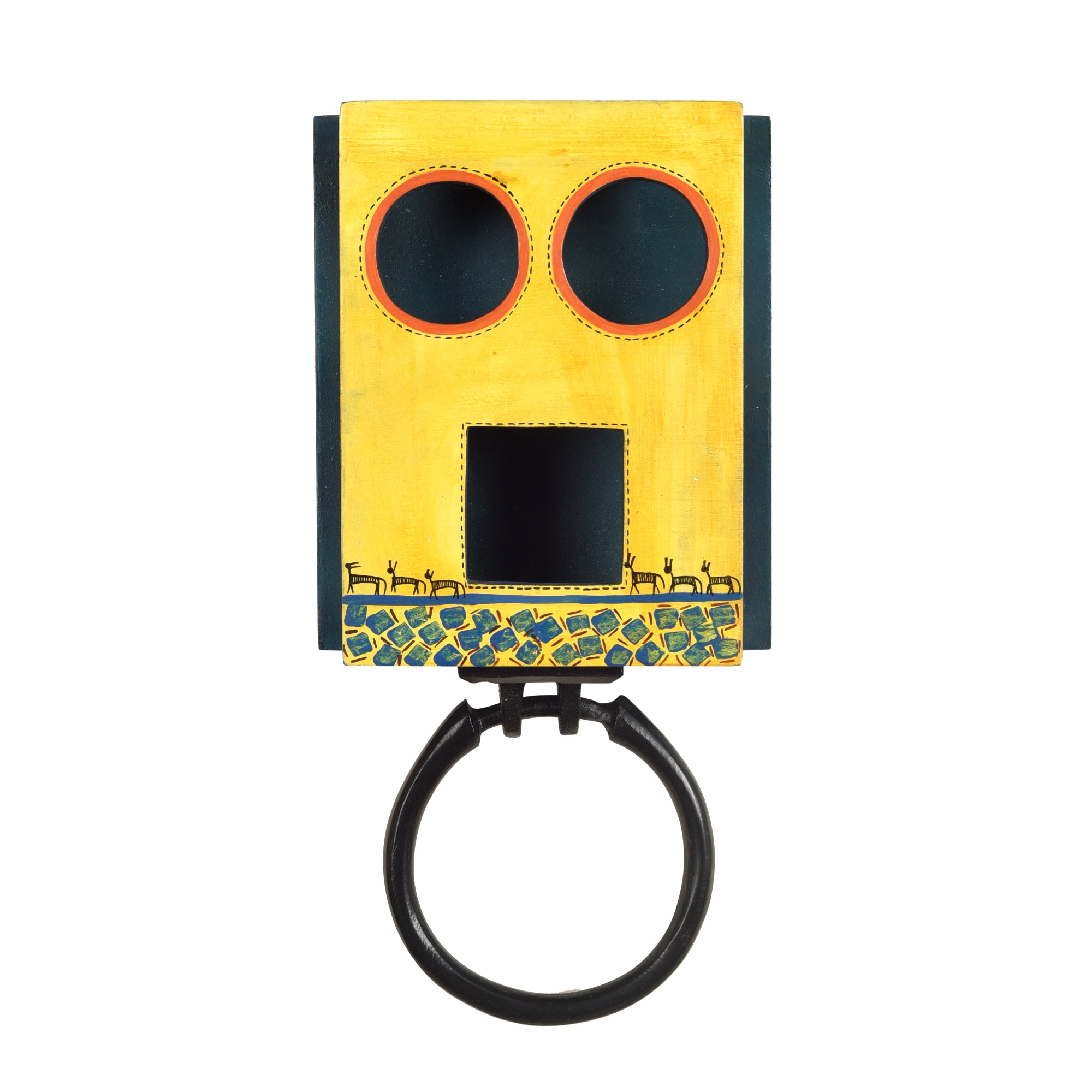 Robo Face Towel Hanger (6x2.5x7)