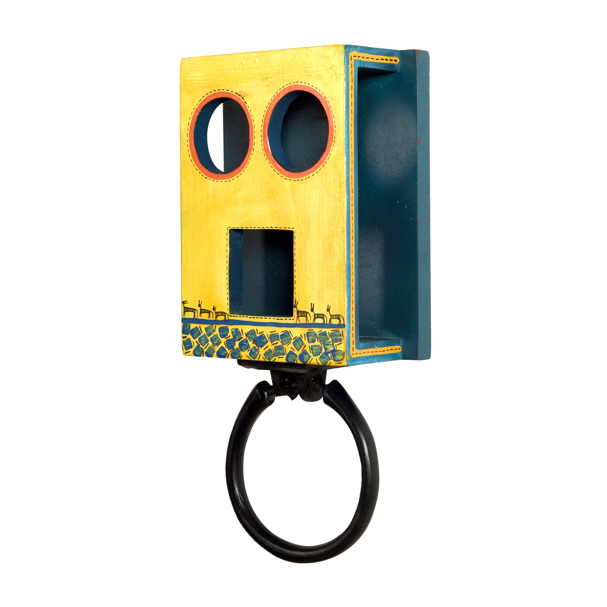 Robo Face Towel Hanger (6x2.5x7)