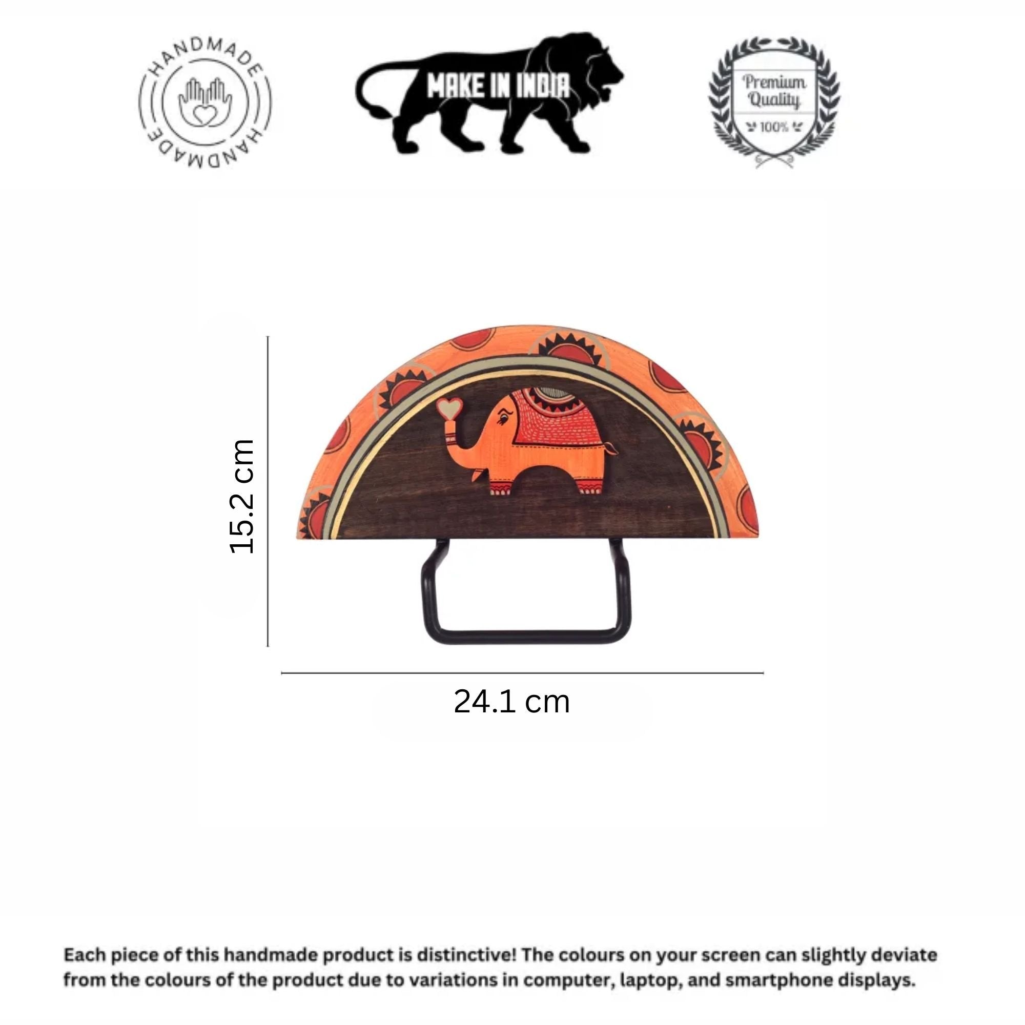 Happy Elephant Towel Hanger (9.5x0.5x6)