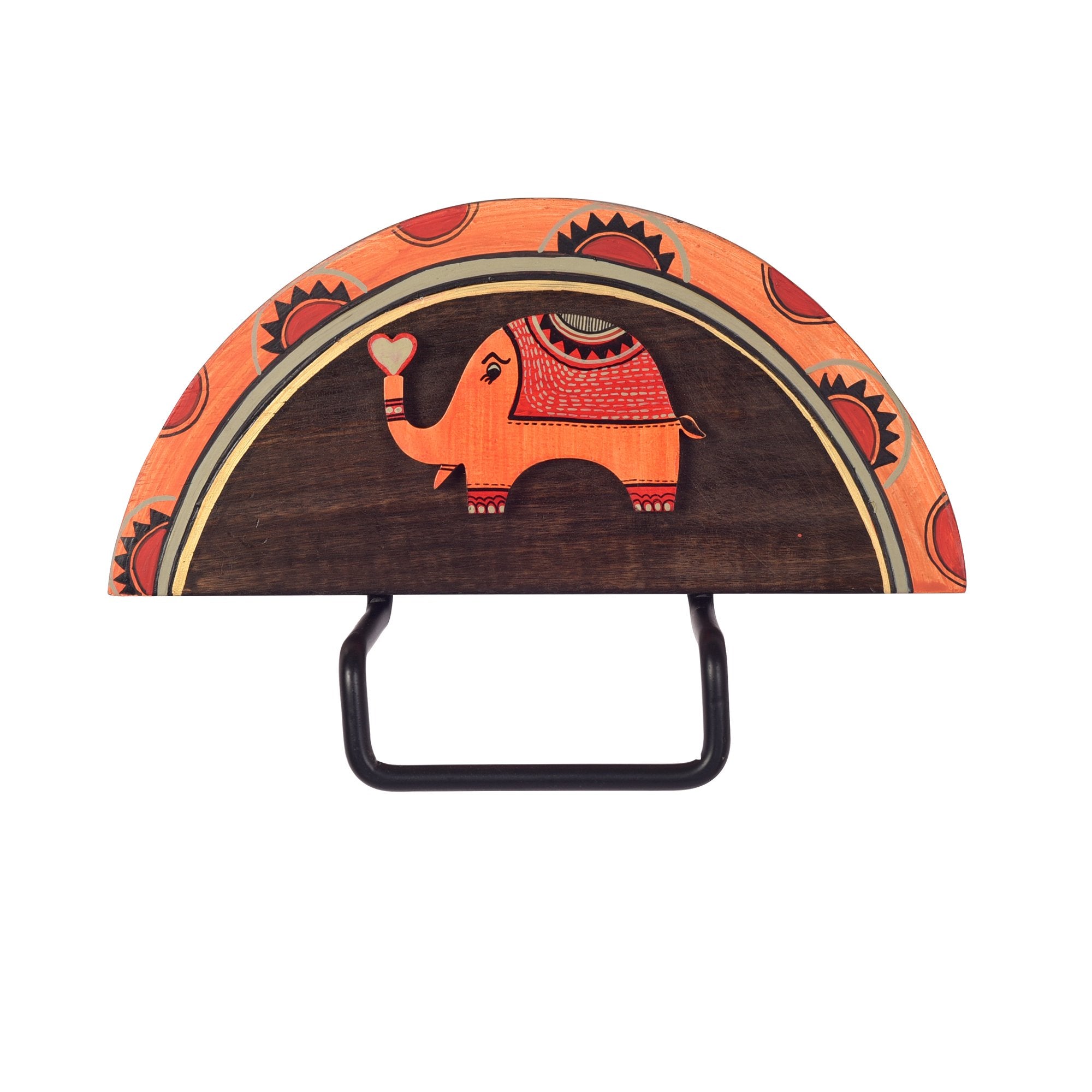 Happy Elephant Towel Hanger (9.5x0.5x6)