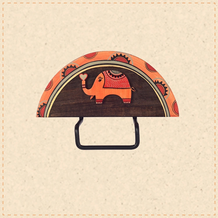 Happy Elephant Towel Hanger (9.5x0.5x6)