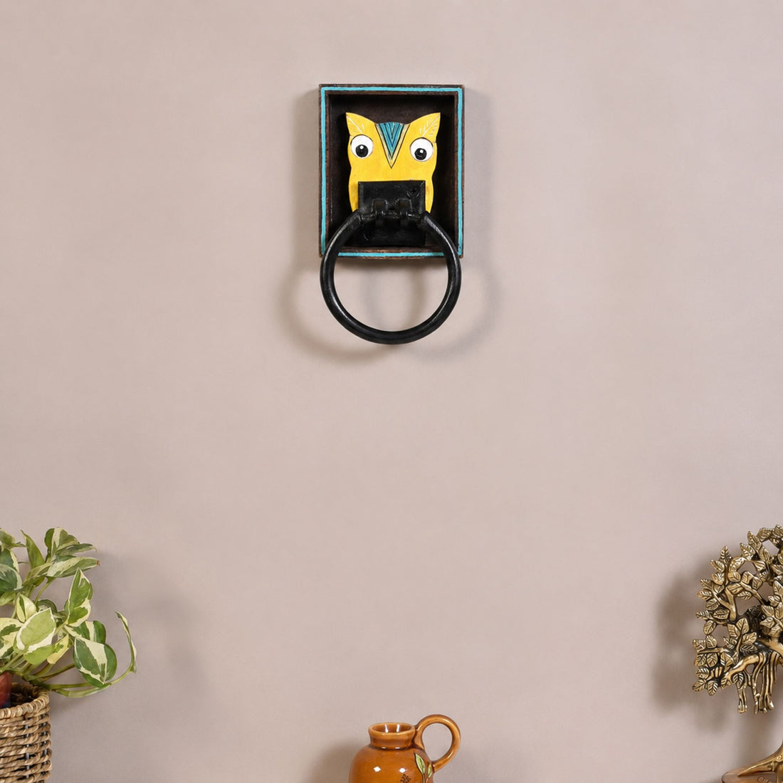 Ullu Owl Towel Ring Holder