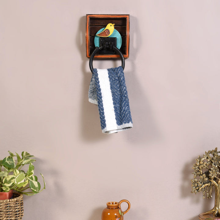 Peeli Chidiya Yellow Bird Towel Holder