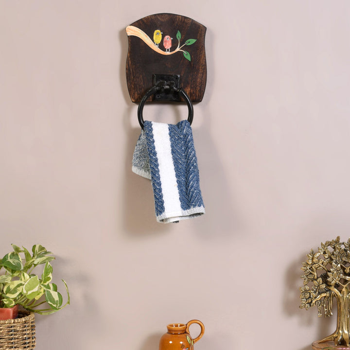 Jodi Lovebirds Towel Holder