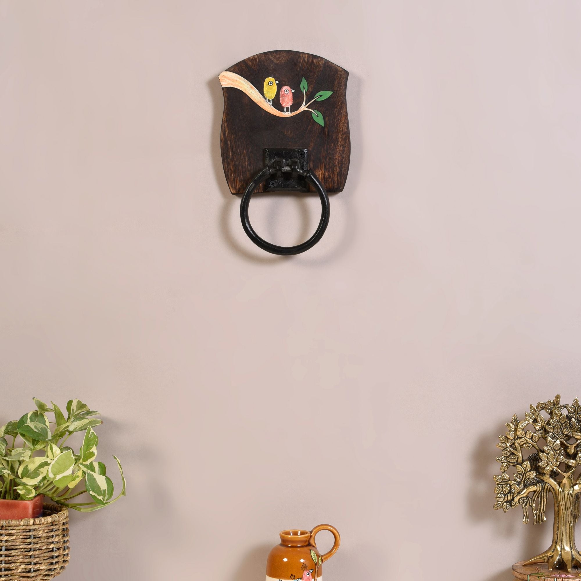 Jodi Lovebirds Towel Holder