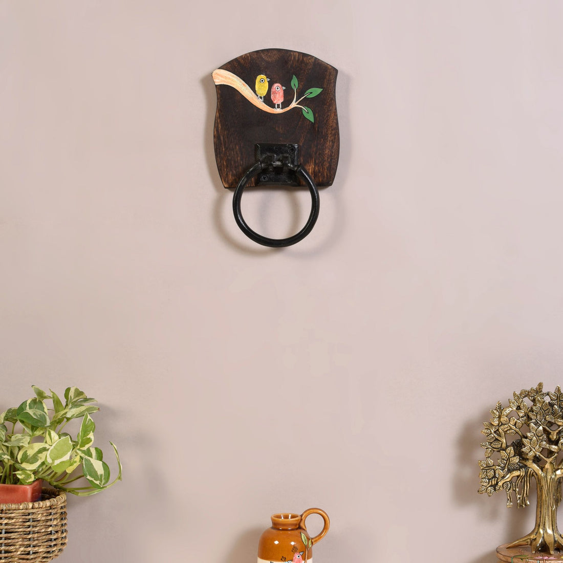 Jodi Lovebirds Towel Holder