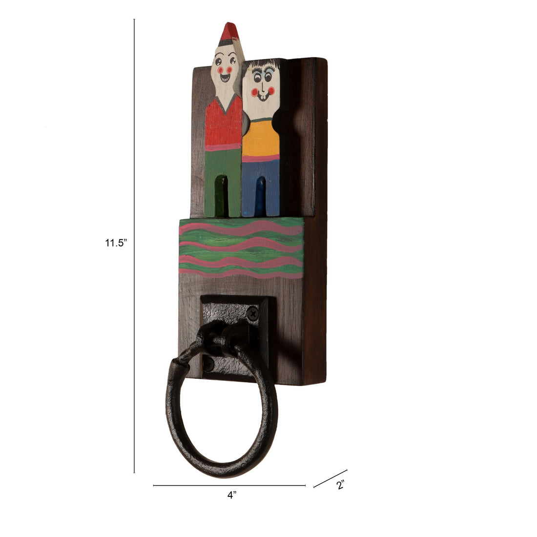 Tidy Me' Wooden Towel Hanger-4x2x11.5