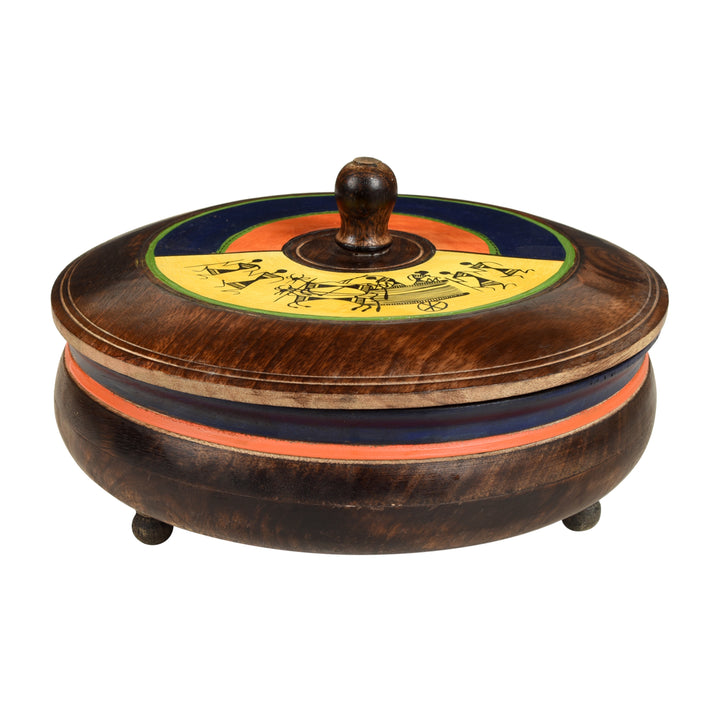 Rhea Casserole Handcrafted in Mango Wood