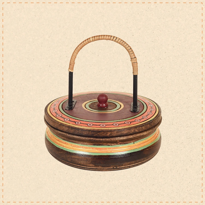 Rhea I Casserole Handcrafted In Rosewood (7x7x7.5)