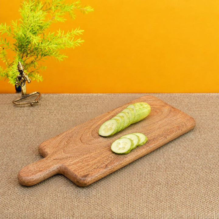 Rustic Mango Wood Paddle Chopping Board