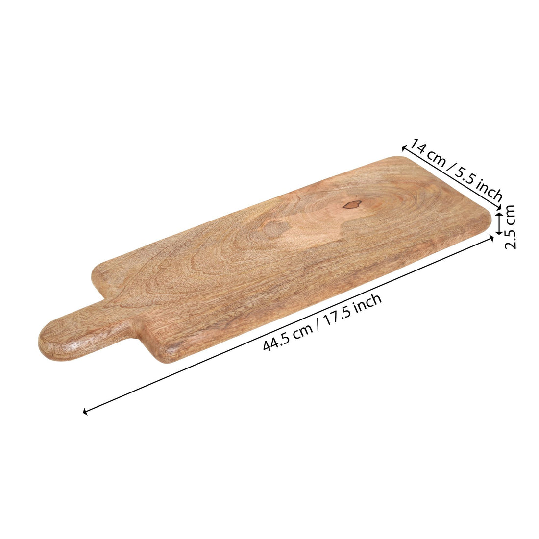 Rustic Mango Wood Paddle Chopping Board