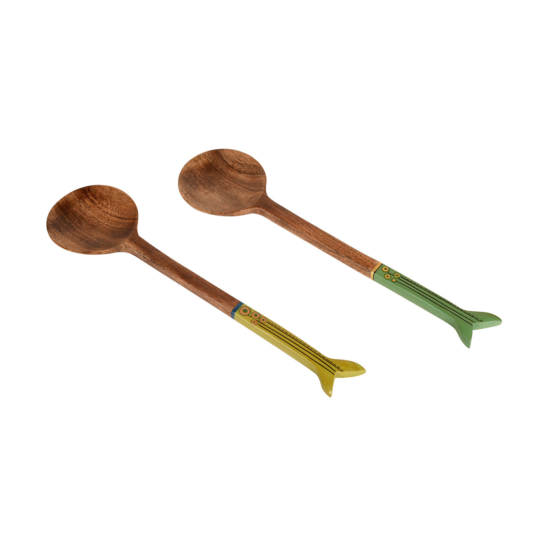 Handcrafted Wooden Ladles (Set of 2)