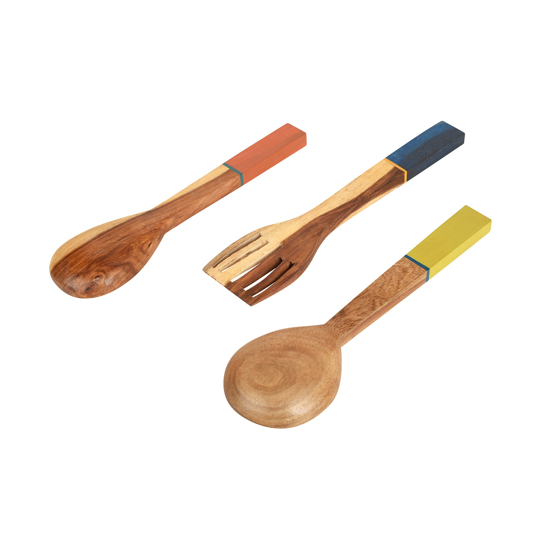 Handcrafted Wooden Ladles (Set of 3)