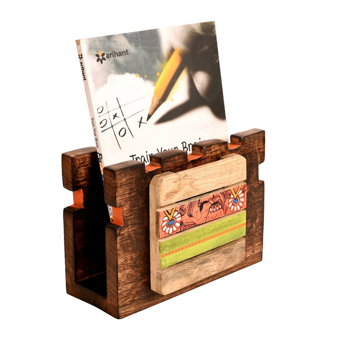 Magazine Holder Handcrafted Wooden (7x3x5)