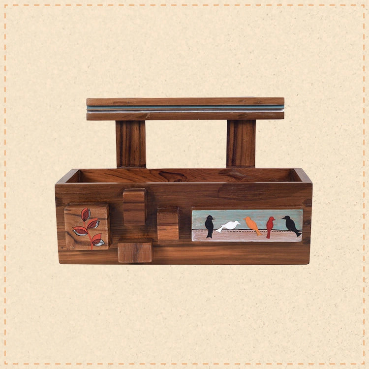 Sitting birds magazine racks (12x5.5x7.5)