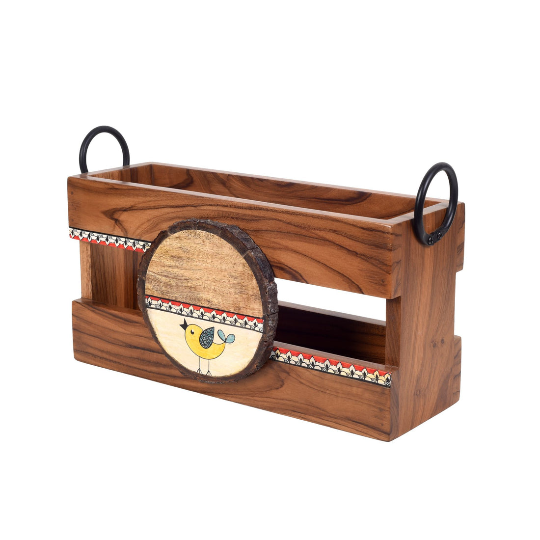 Melodic Perch Wooden Magazine Holder