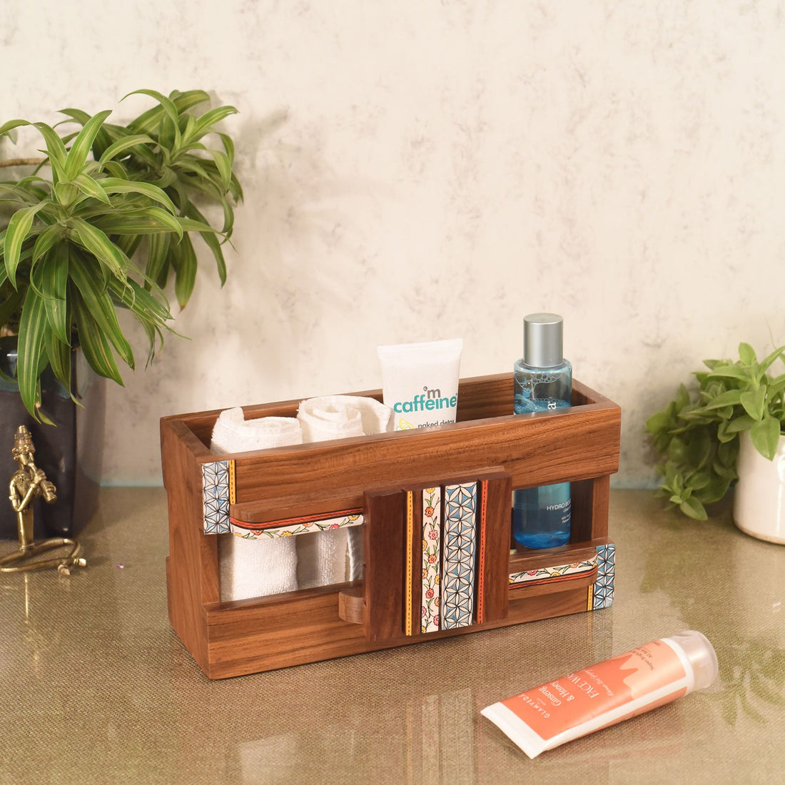 Blooming Impressions Wooden Magazine Holder