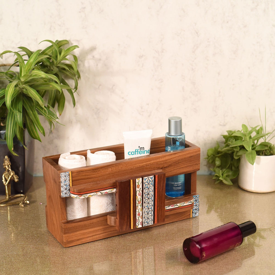 Blooming Impressions Wooden Magazine Holder