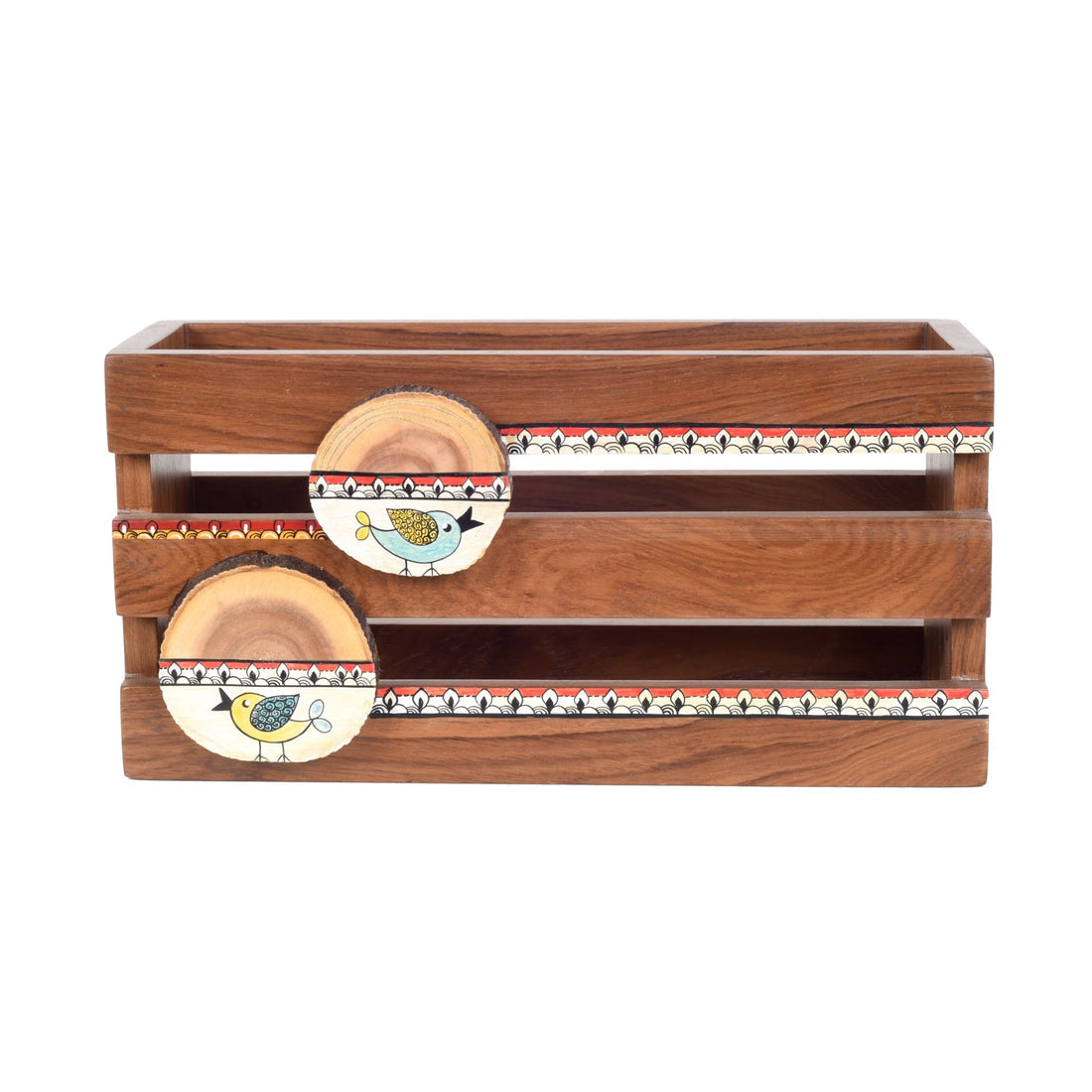 Melodic Haven Wooden Magazine Holder