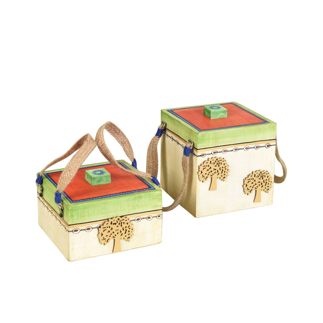 The Tree of Life Handcrafted Utility Storage Boxes