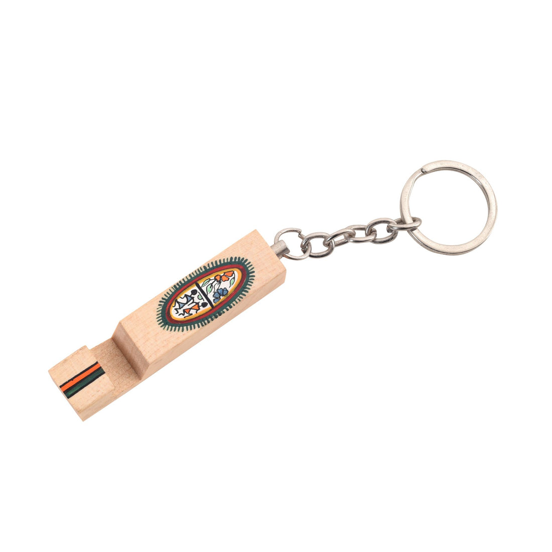 Wooden Key Ring with Bottle Holder