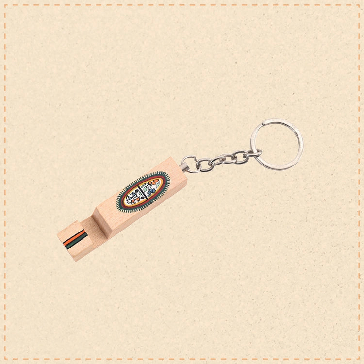 Wooden Key Ring with Bottle Holder