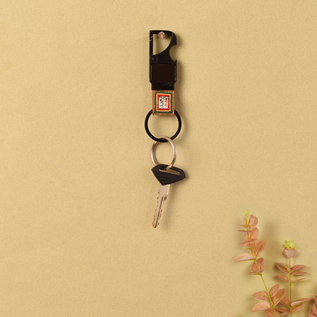 Classic Leather Clip Key Ring