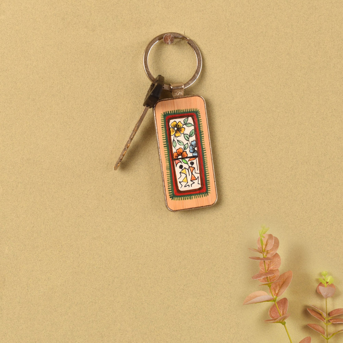 Warli Delights Key Ring