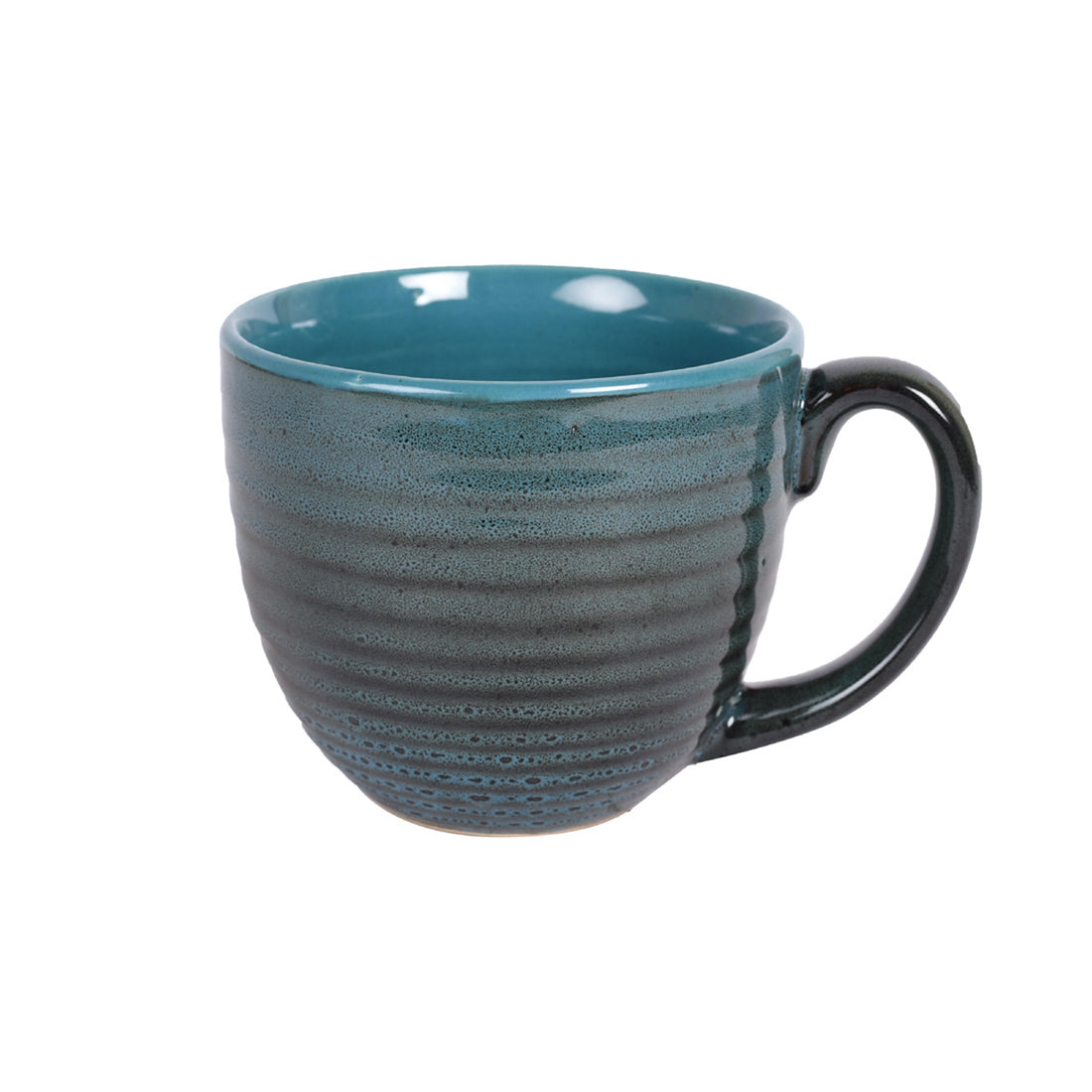 Coffee Mug Ceramic Bluish Grey (Set of 2) (5x3.75x3.1)