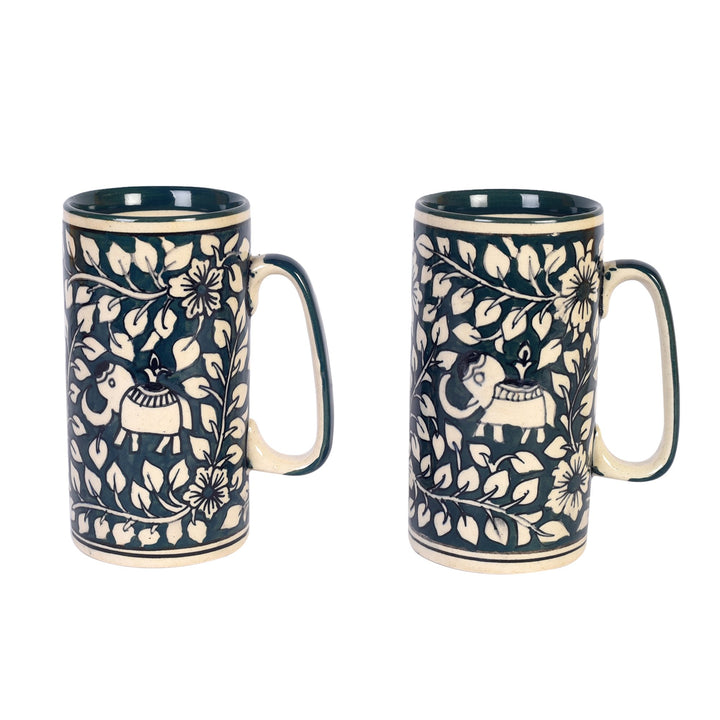 Midnight's Elephants Beer Mugs S02