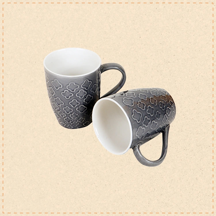 Ash Grey Mugs Set of 2