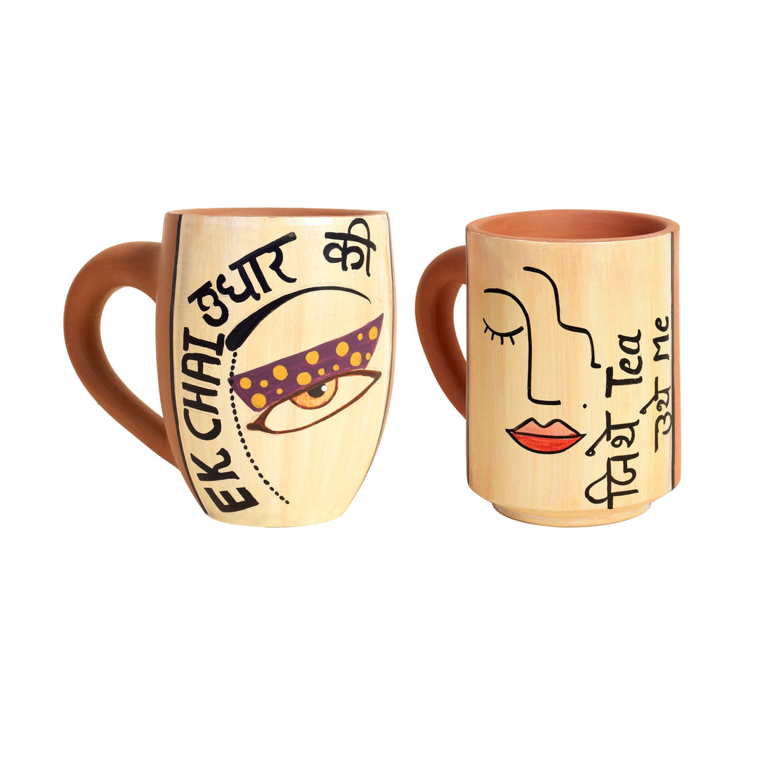 Chaddi  Buddi Tea Cups- Happy Days- Set of 2