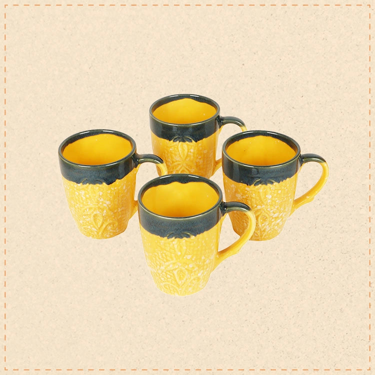Bumblebee Tea Cups Set of 4