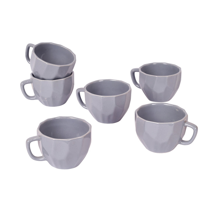 Smokey Dent Tea Cups Set of 6