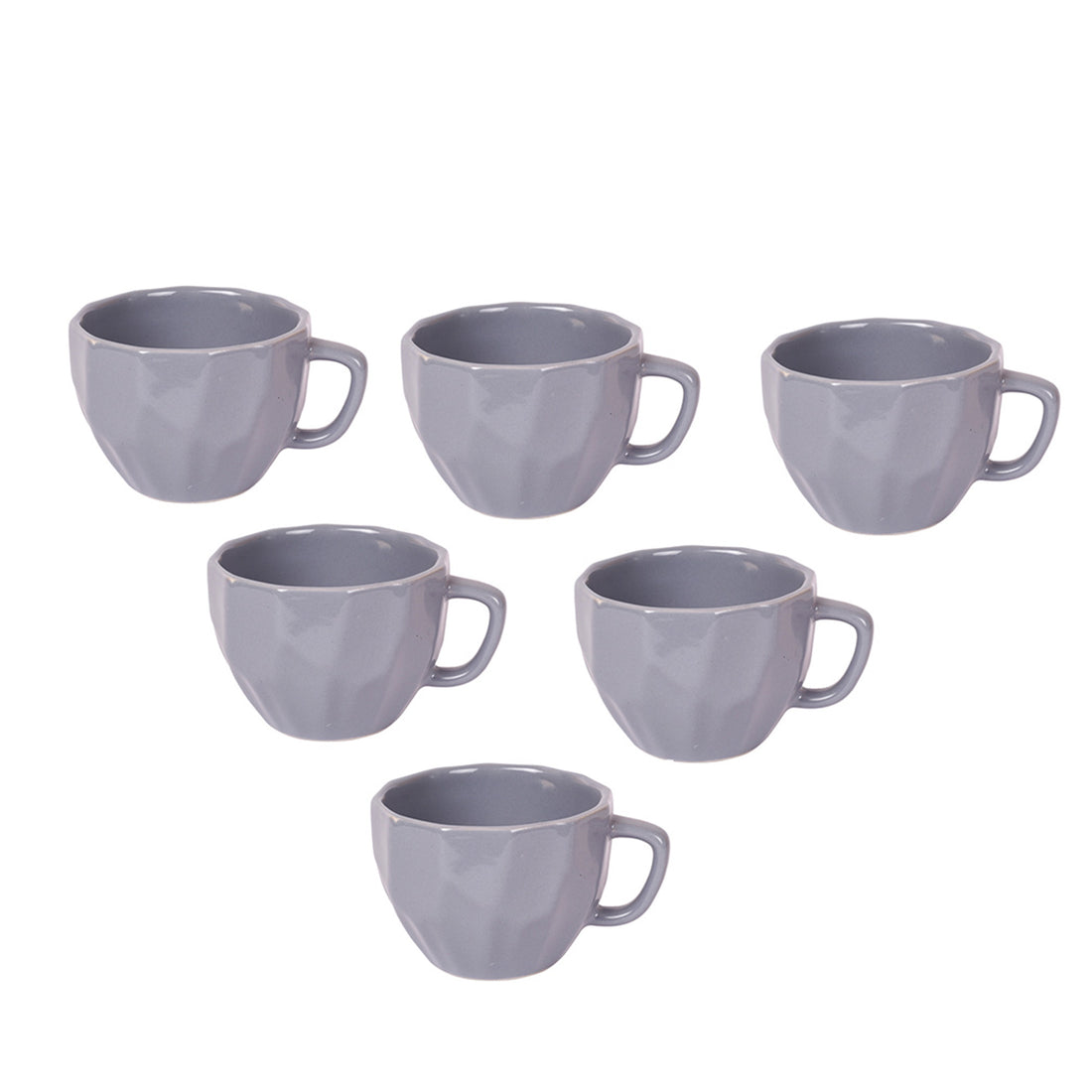 Smokey Dent Tea Cups Set of 6