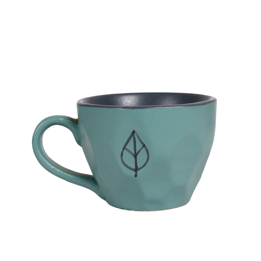 Cup Ceramic Aqua (Set of 6) (4.5x3.2x2.5)