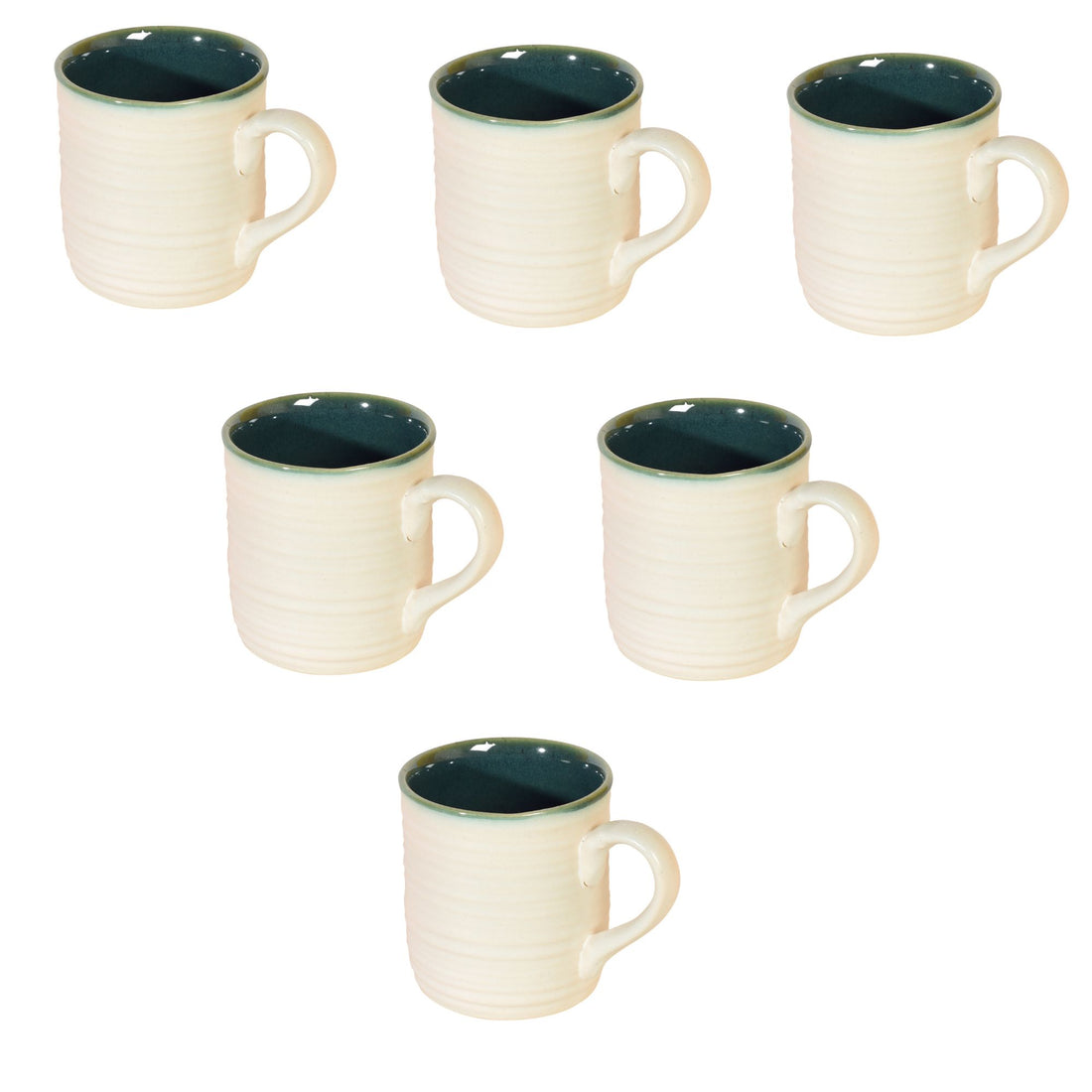 White Dove Tea Cups Set of 6