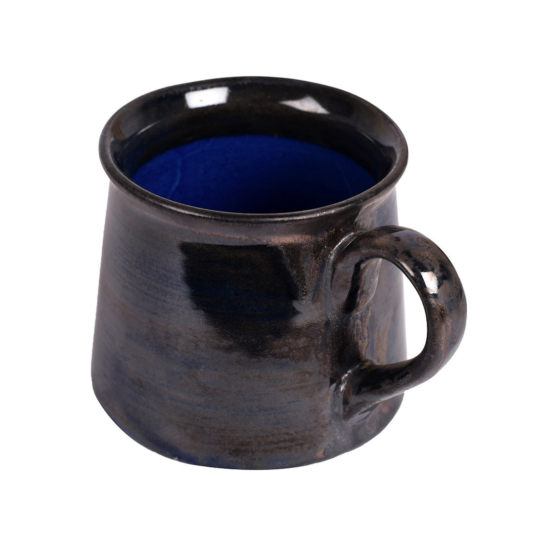 Cup Ceramic Dark Blue (Set of 6) (4x2.7x2.7)