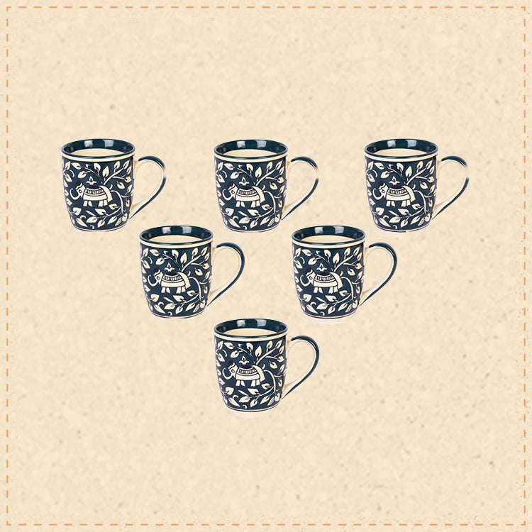 Midnight's Elephants Drinking Mugs