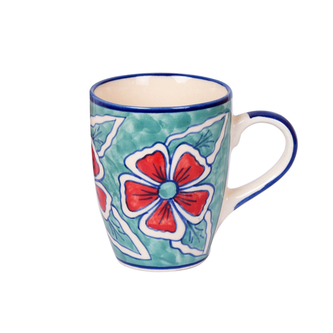 Flowers of Ecstasy Coffee Mugs Set of 4, Arctic