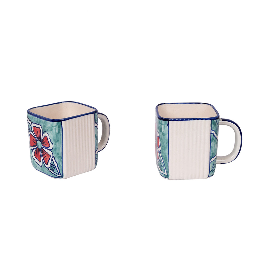 Flowers of Ecstasy Coffee Mugs Set of 4, Arctic