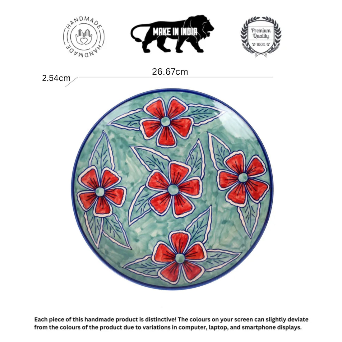 Flowers of Ecstasy Dinner Plates Set of 4, Arctic