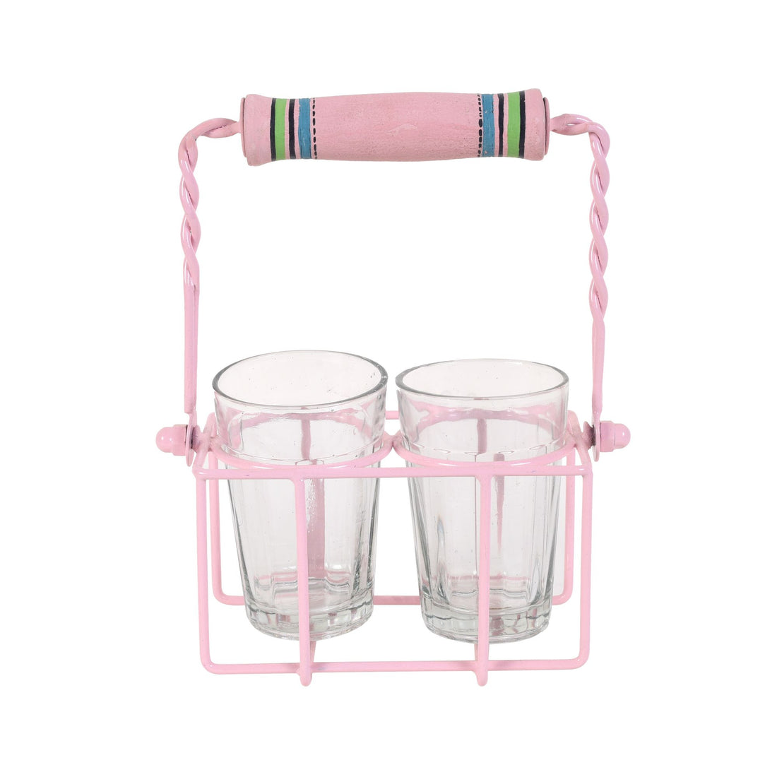 Cutting chai in blush pink SET OF 2 (6.2x2.6x7.5)