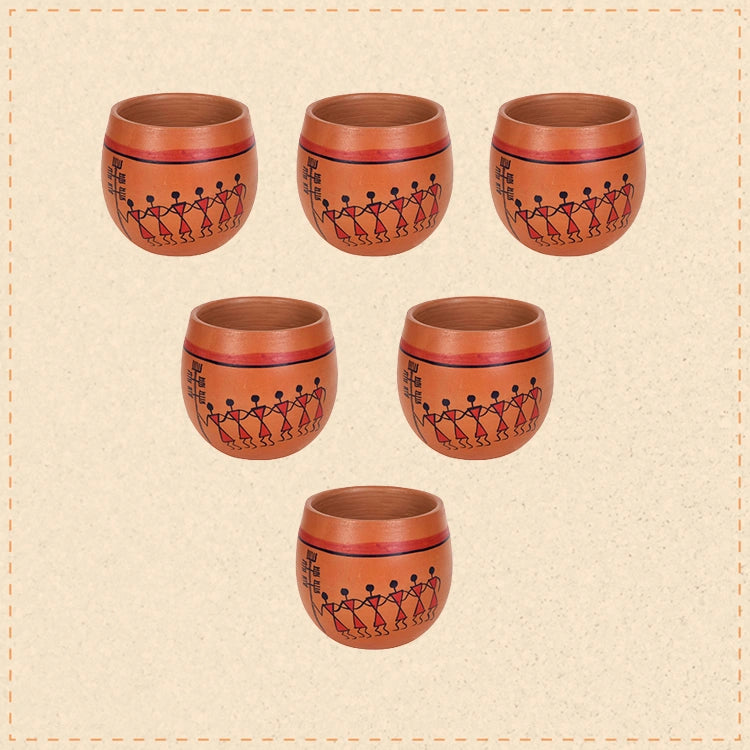 Earthy Euphoria Terracotta Tea Kullads S06