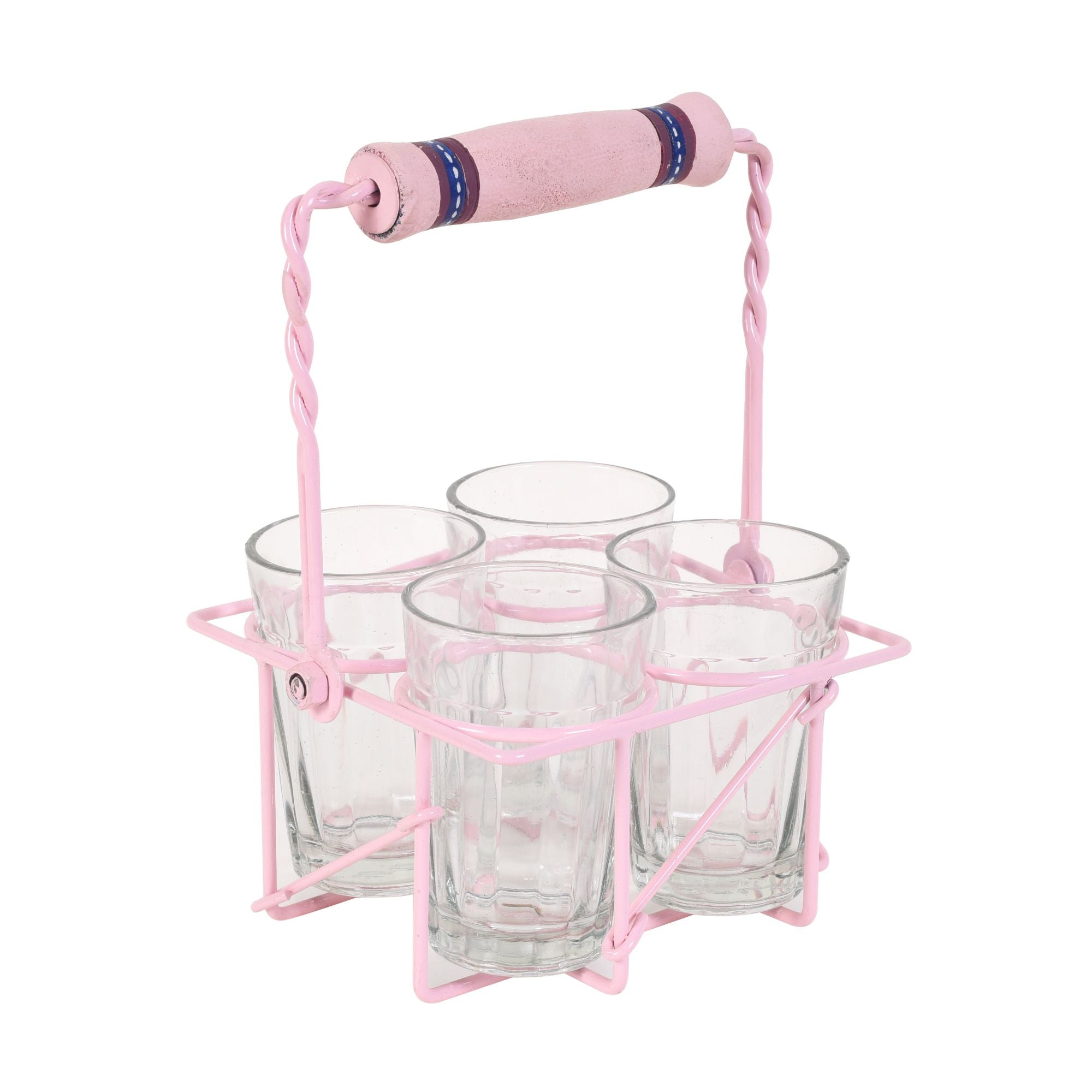 Cutting chai in blush pink SET OF 4 (6x5x7.5)