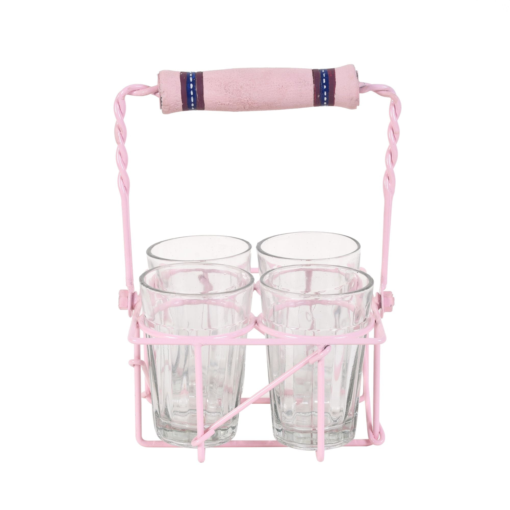 Cutting chai in blush pink SET OF 4 (6x5x7.5)