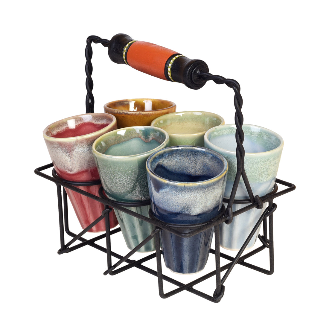 Chai Garam Cutting Chai Set of 6 Cups (2.5x2.5x4)